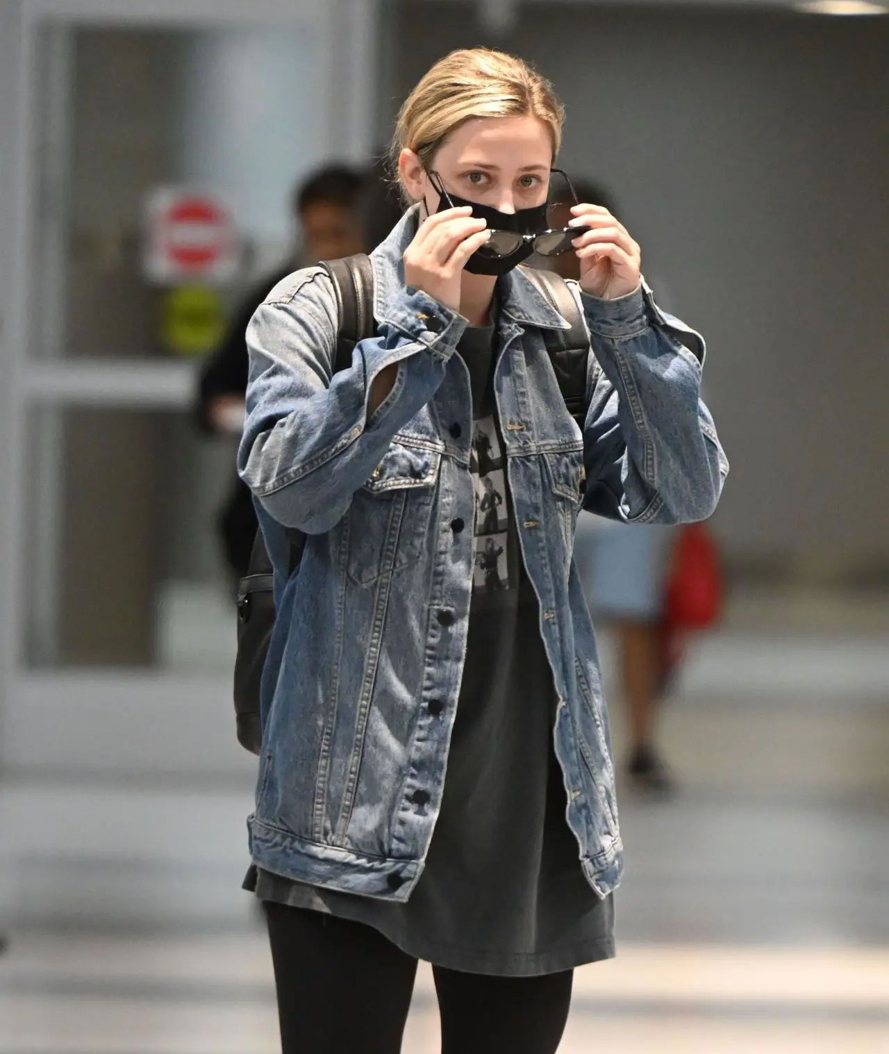 Lili Reinhart Stills at JFK Airport in New York5